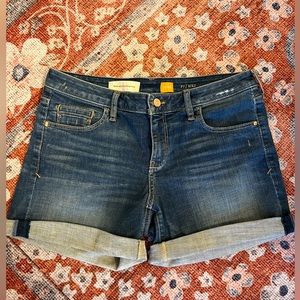 Anthropologie Pilcro Cuffed Denim Shorts